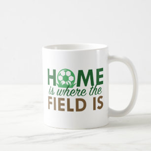 Caneca De Café Casa É Onde O Campo Está