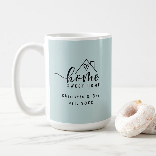 Caneca De Café Casa Mínima Doce Personalizada Nova Casa (Com Donut)
