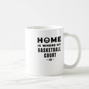 Caneca De Café Casa Onde Minha Corte De Basquete Está