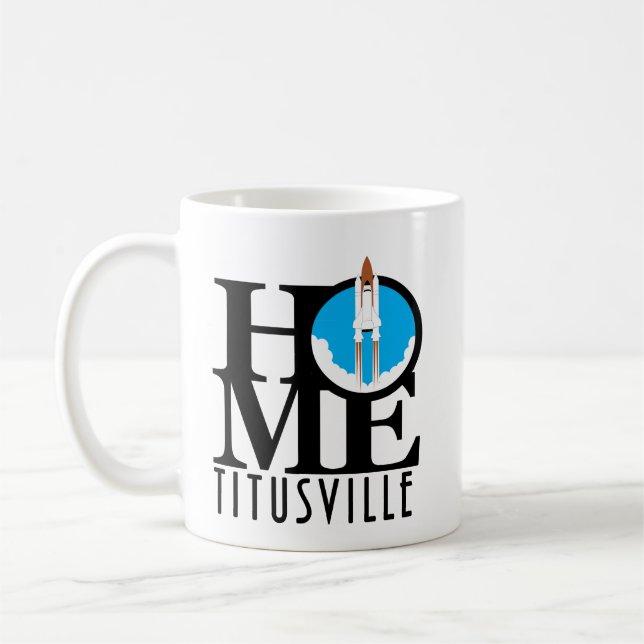 Caneca De Café CASA Titusville Shuttle 11oz (Esquerda)