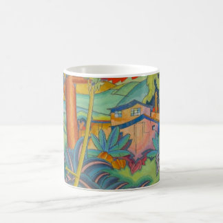 Caneca De Café Casa velha de Kahala, por Arman Manookian, 1928
