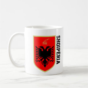 Caneca De Café Casaco da Albânia de escudos