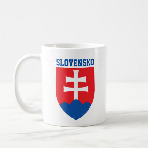 Caneca De Café Casaco de armas da Eslováquia