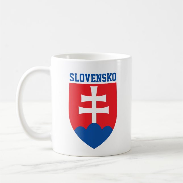 Caneca De Café Casaco de armas da Eslováquia (Esquerda)