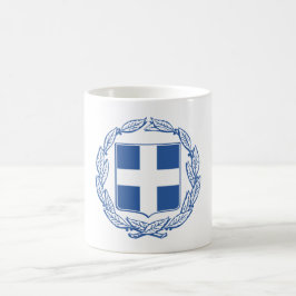 Caneca De Café Casaco de armas da Grécia