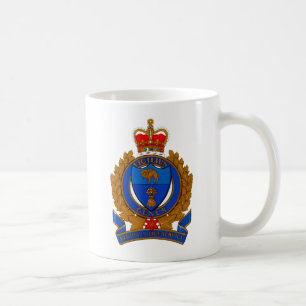 Caneca De Café Casaco De Armas Da Polícia De Regina