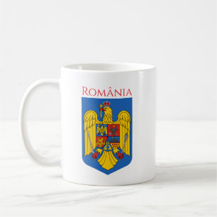Caneca De Café Casaco de armas da Romênia
