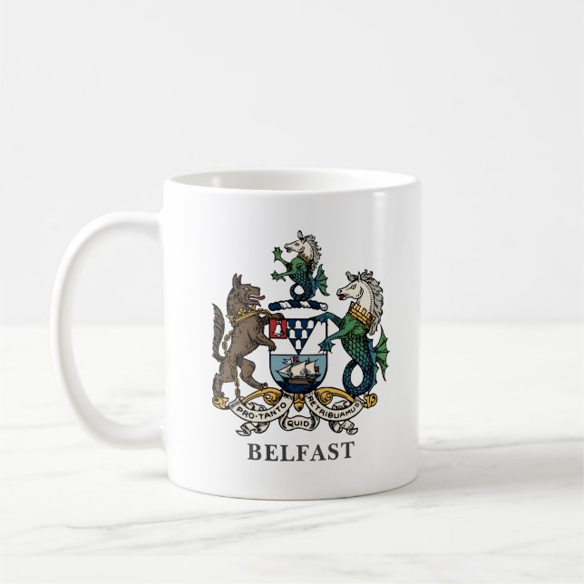 Caneca De Café Casaco de Armas de Belfast (Esquerda)