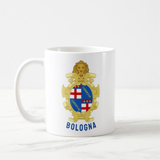 Caneca De Café Casaco de armas de Bolonha - Itália (Esquerda)
