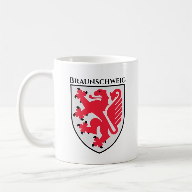Caneca De Café Casaco de Armas de Braunschweig, Alemanha (Esquerda)