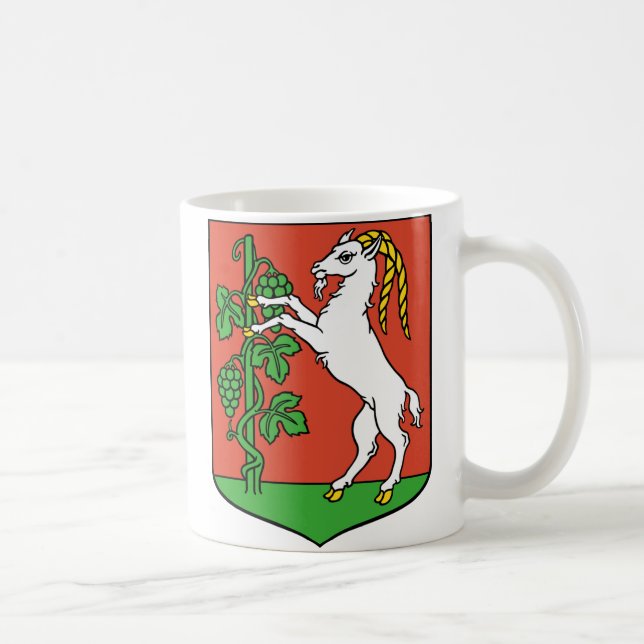 Caneca De Café Casaco de armas de cabra (Direita)