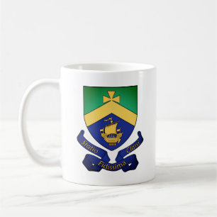 Caneca De Café Casaco de Armas de Cobh (County Cork), Irlanda