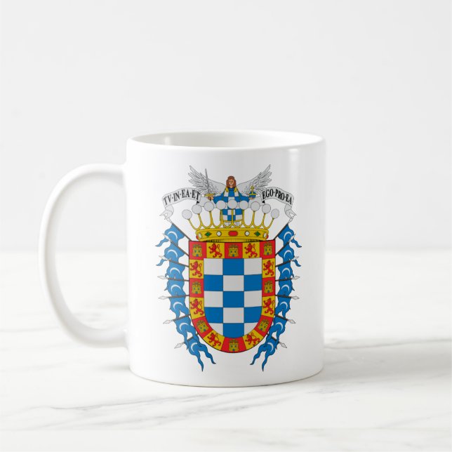 Caneca De Café Casaco de armas de Cochabamba (Bolívia) (Esquerda)