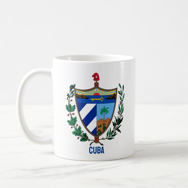 Caneca De Café Casaco de armas de Cuba (Esquerda)