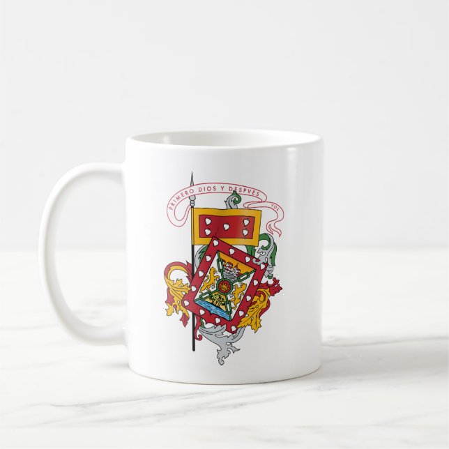 Caneca De Café Casaco de Armas de Cuenca, Equador (Esquerda)