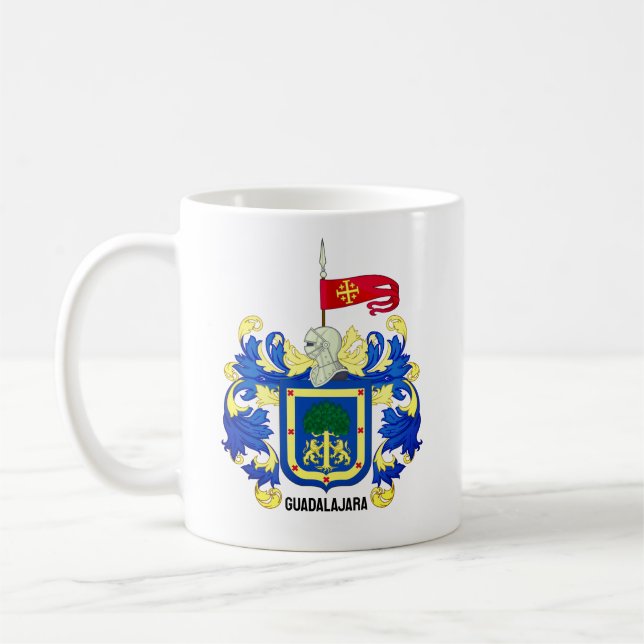 Caneca De Café Casaco de Armas de Guadalajara, México (Esquerda)