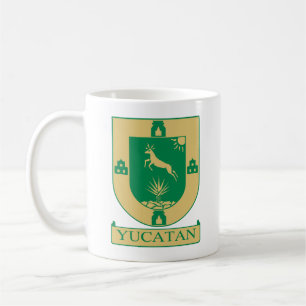 Caneca De Café Casaco de Armas de Iucatão - Mug de Café do México