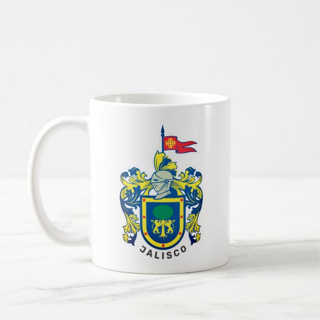 Caneca De Café Casaco de Armas de Jalisco, México (Esquerda)