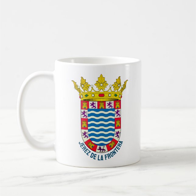 Caneca De Café Casaco de Armas de Jerez de la Frontera (Esquerda)