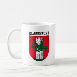 Caneca De Café Casaco de Armas de Klagenfurt - ÁUSTRIA