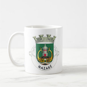 Caneca De Café Casaco de Armas de Nazaré, Portugal