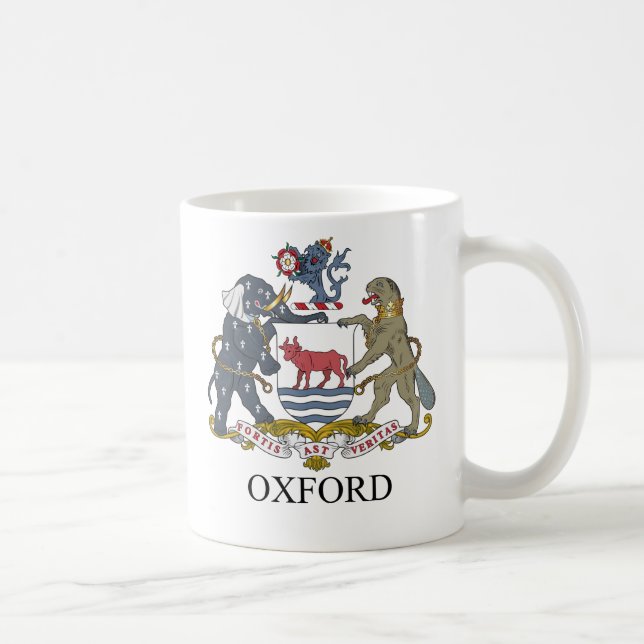Caneca De Café Casaco de armas de Oxford (Direita)