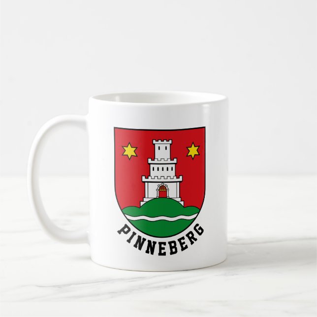 Caneca De Café Casaco de Armas de Pinneberg, Alemanha (Esquerda)