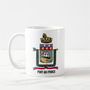 Caneca De Café Casaco de Armas de Porto Príncipe, HAITI