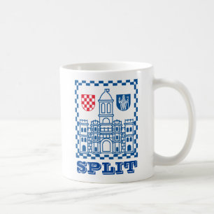 Caneca De Café Casaco de armas de Split, Croácia