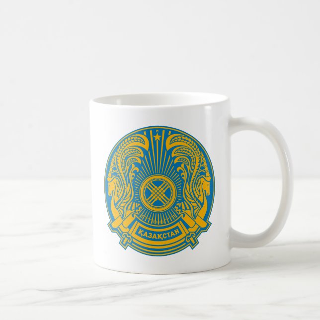 Caneca De Café Casaco de armas do Cazaquistão (Direita)