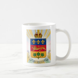 Caneca De Café Casaco de Armas do Quebec