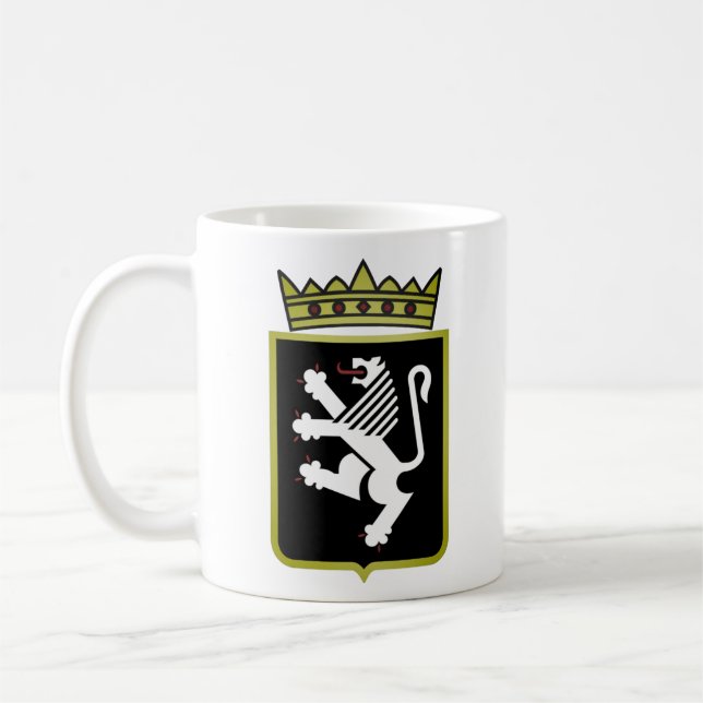Caneca De Café Casaco de Armas do Vale de Aosta (Itália) (Esquerda)