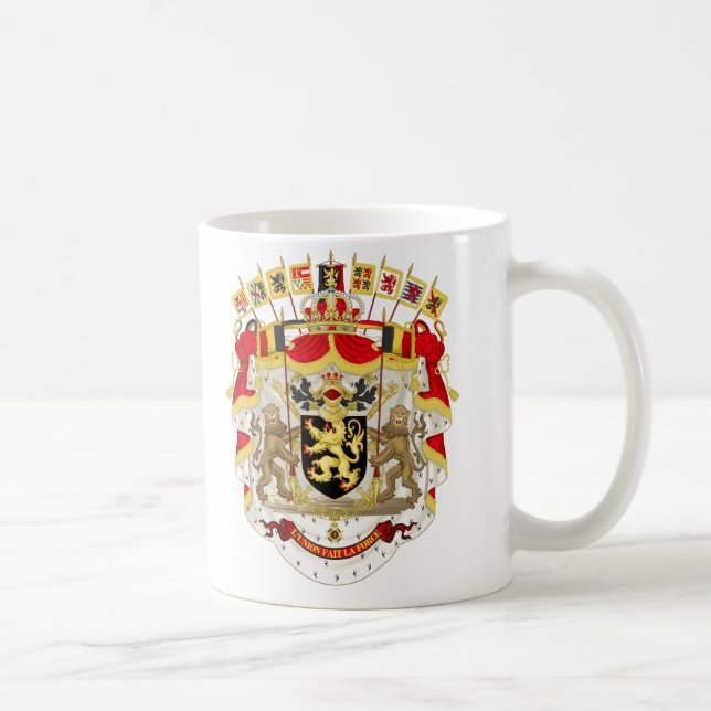 Caneca De Café Casaco de Arms Mug na Bélgica (Direita)