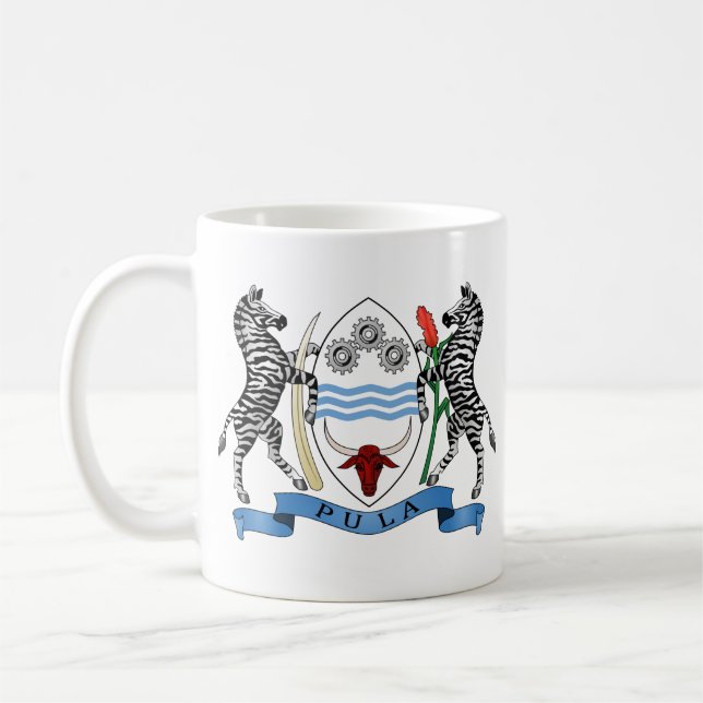 Caneca De Café Casaco de Botsuana de Armamento Coffee Mug (Esquerda)