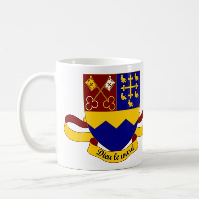 Caneca De Café Casaco De Braços Da Faculdade De Amplethus (Esquerda)