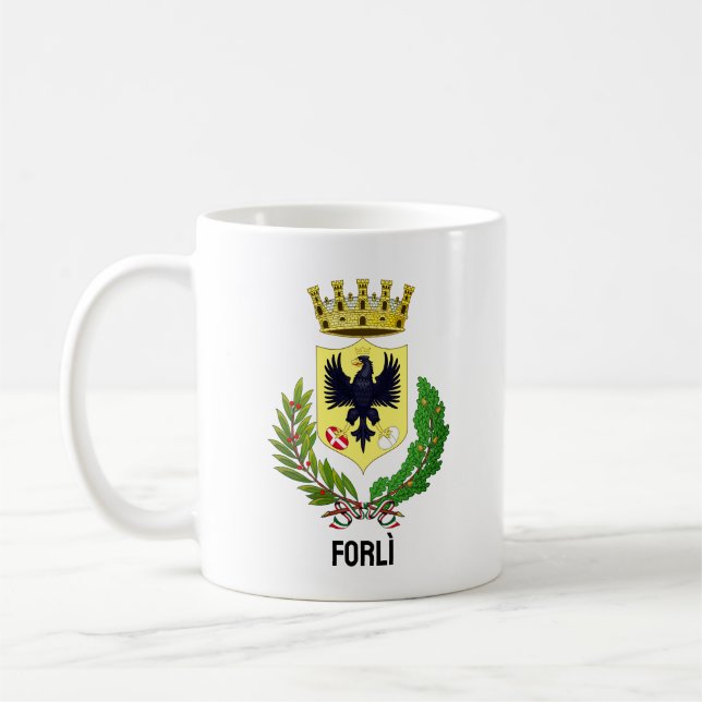 Caneca De Café Casaco de braços de Forlì, ITÁLIA (Esquerda)