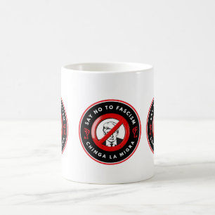 Caneca De Café Casaco de Ganga Anti-Fascismo