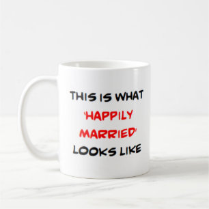Caneca De Café casado feliz