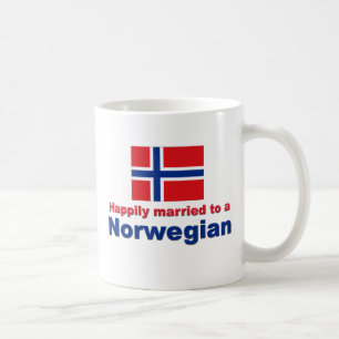 Caneca De Café Casado feliz a um norueguês