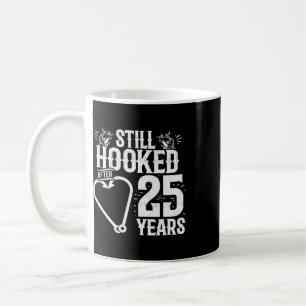Caneca De Café Casados 25 Anos - Casal de Pescadores - Bodas de P