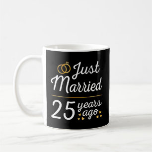 Caneca De Café Casados há 25 Anos II