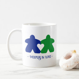 Caneca De Café Casais apaixonados, Blue & Green Mug