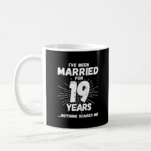 Caneca De Café Casais Casados 19 Anos Engraçado 19 Anos