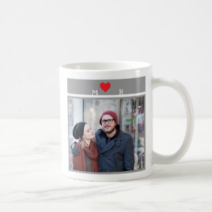 Caneca De Café Casais com Coração