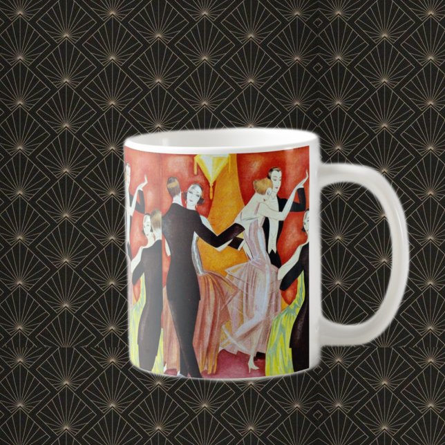 Caneca De Café casais para dança da década de 1920 (Criador carregado)