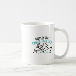 Caneca De Café Casais Que Cruzeiros Juntos Permanecem Juntos Féri