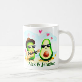 Caneca De Café Casal Avocado