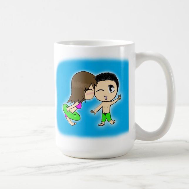 Caneca De Café Casal bonito (Direita)
