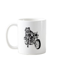 Casal de esqueleto da motocicleta