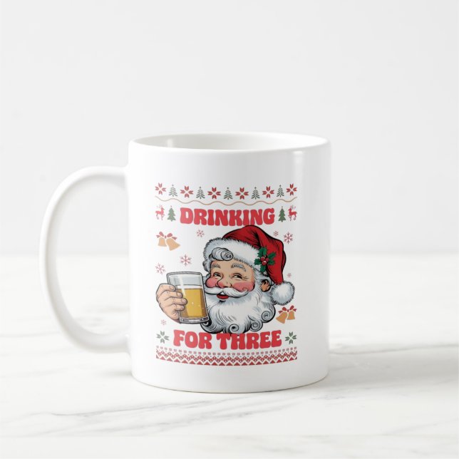 Caneca De Café Casal de Natal (Esquerda)